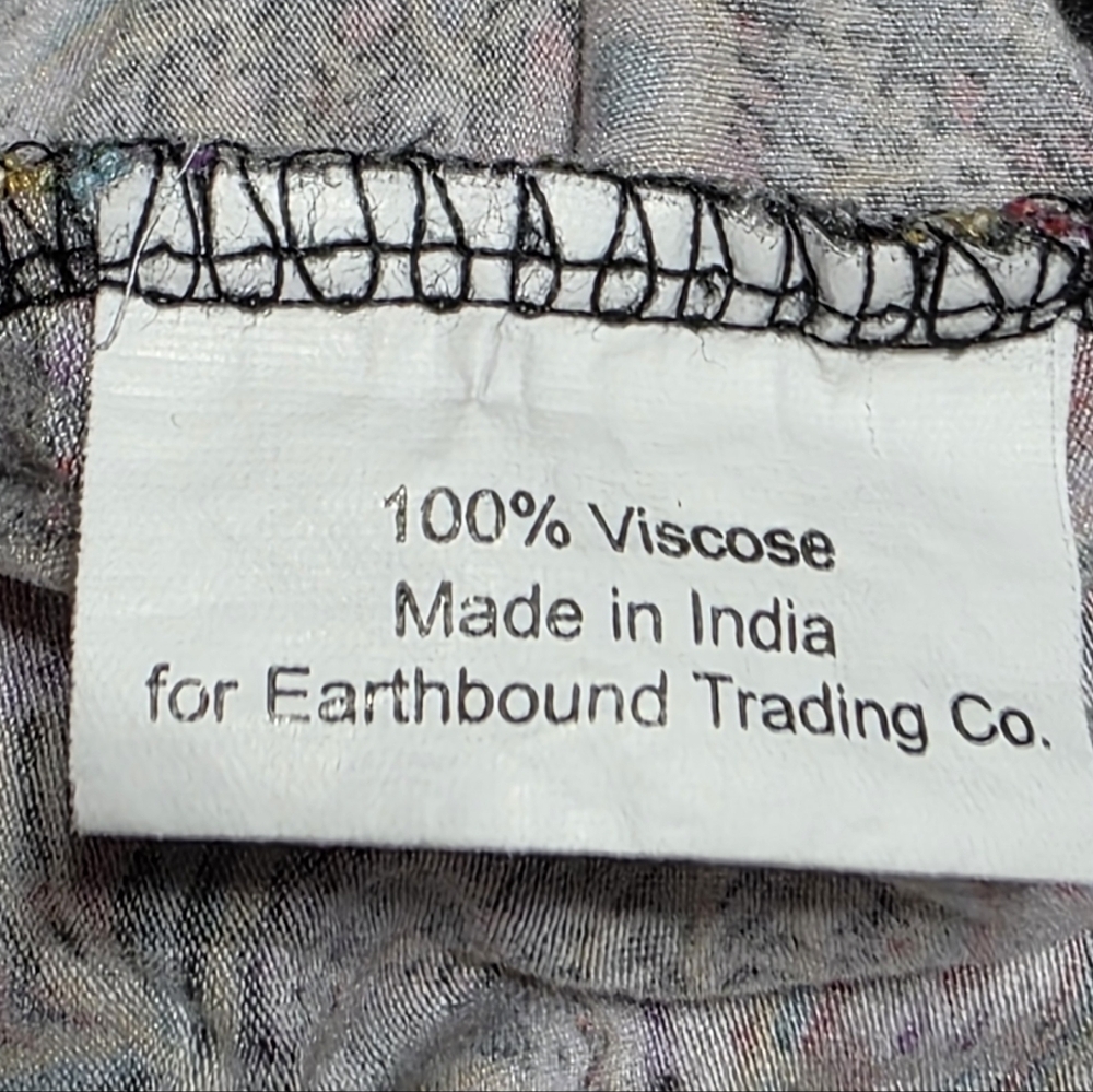 EARTHBOUND TRADING CO PAISLEY MAXI DRESS SZ M - Picture 7 of 8